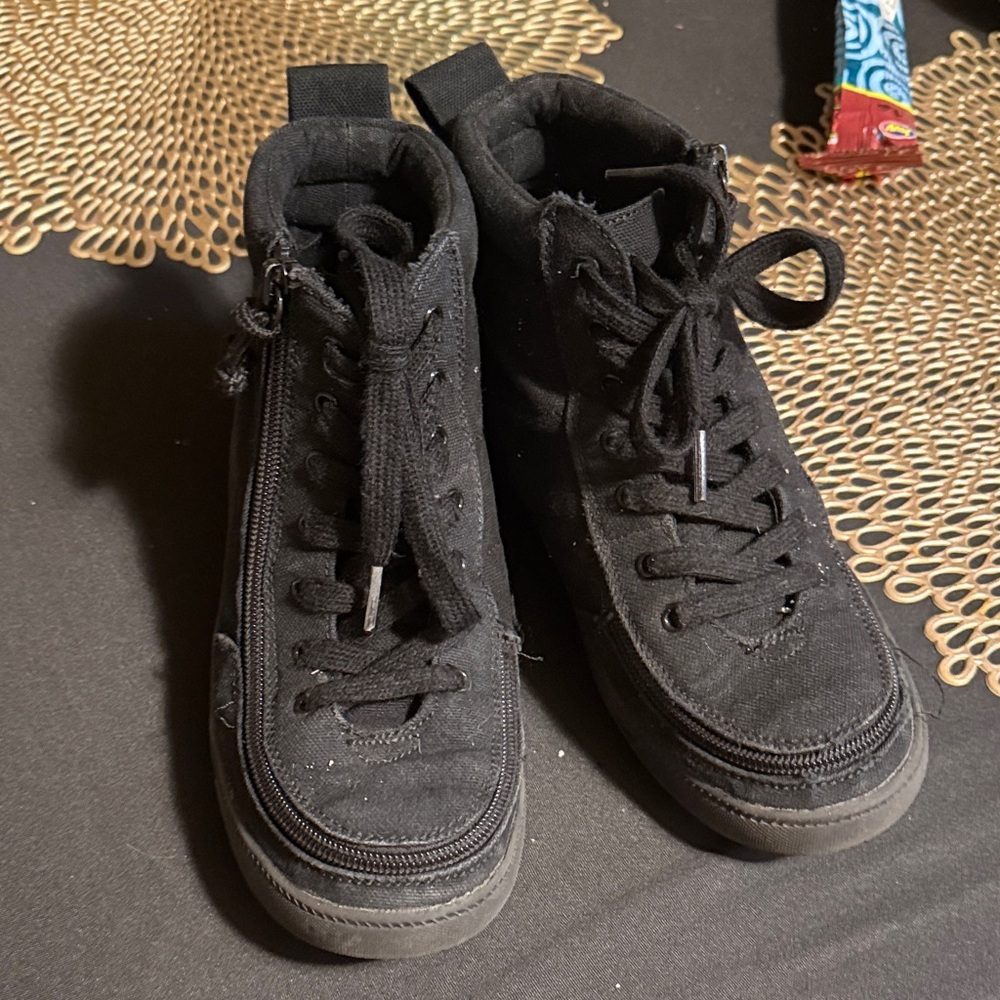 Stylish Black Kids Sneakers
